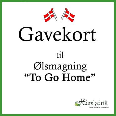 Gavekort til ølsmagning To Go Home 10 personer